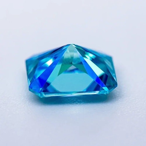 Radiant Loose Moissanite Stone 3x5~10x12mm Blue D VVS1 GRA Certificate Ring make - Picture 18 of 50