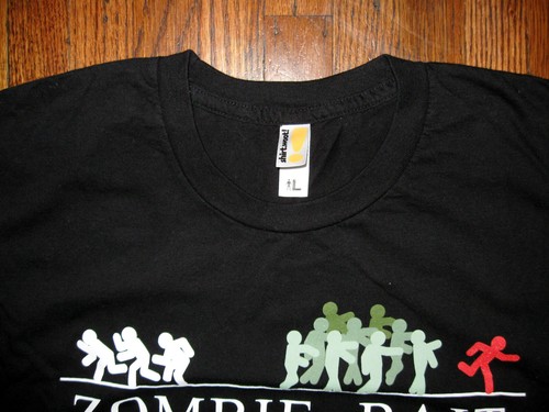 Camiseta Zombie Bait 100% Algodón Negra Gráfica Camisa Woot Hecha en EE. UU. Para hombres Talla Grande - Imagen 6 de 11