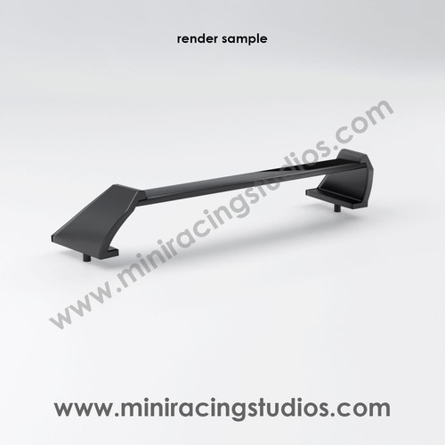 Alerón 3D SUBARU IMPREZAA MSC/SCALEAUTO impreso en Rígido o Flexible - Imagen 2 de 2