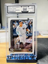 2025 Topps Series 1 Aaron Judge #300 GMG Graded 10 Gem Mint 💎 Yankees 