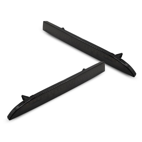 2x Luces reflectoras LED de parachoques trasero con lente ahumada para Cadillac ATS 2013-2017 XT5 - Imagen 7 de 9