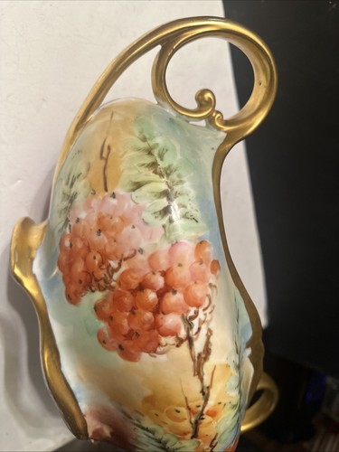 Vienna Austria Hand Painted Gold Gilt Bowl Signed IMA SOMMERS - Picture 13 of 14