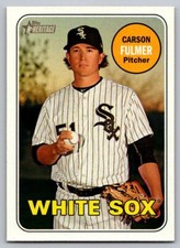 2018 Topps Heritage Base # 123 - Carson Fulmer - Chicago White Sox