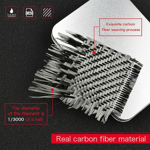 1 Pair Carbon Fiber Rearview Side Mirror Stripe Trim Cover For Audi Q7 2008-2015 - Picture 10 of 11