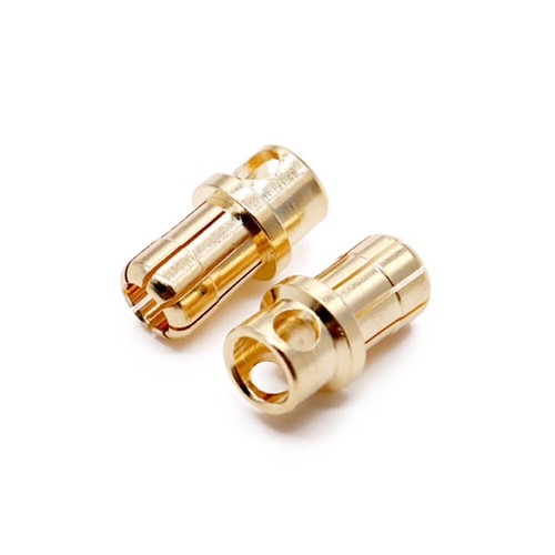 2mm-8mm Gold Bullet Plug/Banana Plug Para Rc Coche/Camión/Drone Lipo Batería - Imagen 7 de 35