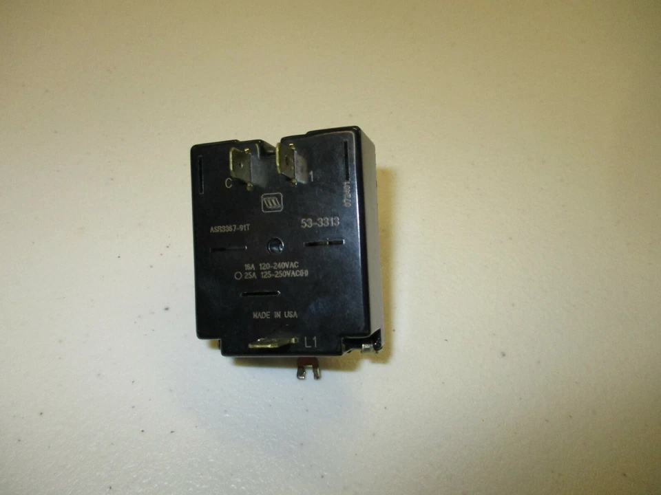 Interruptor de temperatura para secadora Crosley usado - P/N 53-3313 - Modelo # CDG6000W Foto 2 de 4