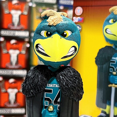 CHAUNCEY Coastal Carolina Chanticleers Celebration Series NCAA Mascot Bobblehead - Picture 6 of 9