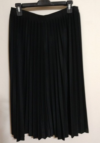 Shein Pleated Skirt Size XL Black, Swing Cocktail Goth Classy EUC - Picture 5 of 6