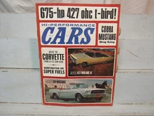 HI-PERFORMANCE CARS MAGAZINE Jan1967;NHRA SUMMER NATS, FORD'S SUPER STREETSTERS