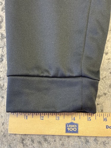 Nike Jogger Mens L Large Black Therma Pants Swoosh Logo Fleece Lined Sweatpant - Picture 16 of 24