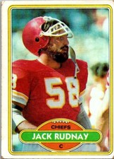 1980 Topps #77 Jack Rudnay