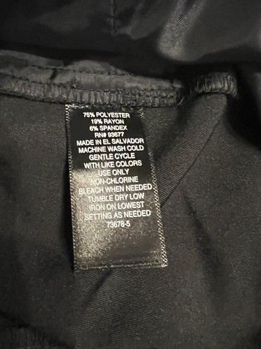 Worthington Dress Pants Slacks Women's 20W Black Straight Leg Stretch NWT - Picture 11 of 17