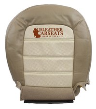 2002-2005 Ford Explorer Driver Bottom Synthetic Leather Seat Cover Two Tone Tan 2002-2005 Ford Explorer Driver Bottom Synthetic Leather Seat Cover Two Tone Tan