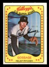1981 Kelloggs Baseball #41 Rich "Goose" Gossage EX
