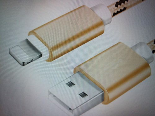 10ft. Tangle Resistant Heavy Duty Fast Charging Cord Compatible w Apple/iPhone - Picture 2 of 2