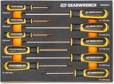 GEARWRENCH 10 Piece Torx Dual Material Screwdriver Set in Foam Storage Tray - GW