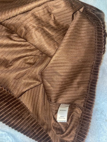 Belle Du Jour Corduroy Button Skirt, Big Girl's Size M 8/10 Brown NEW - Picture 6 of 9