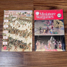 MINIATURE WARGAMES Magazine 2 Issues Lot #15 and #109 VTG Wargamer