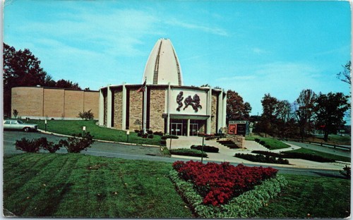Lot of 2 OH Postcards 52 Ft Dome National Pro Football Hall of Fame Canton Ohio - Picture 3 of 4
