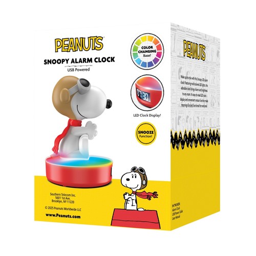 Peanuts Snoopy Flying Alarm Clock - Picture 5 of 5