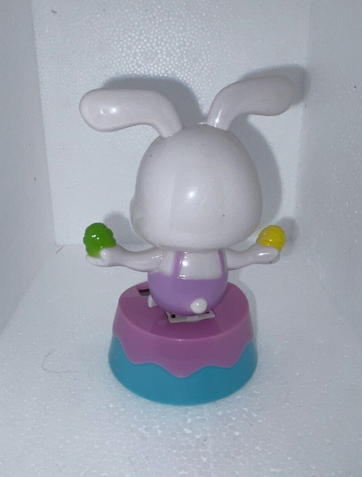 Solar Powered Dancing Rabbit Bobblehead Toy Bunny Easter | eBay