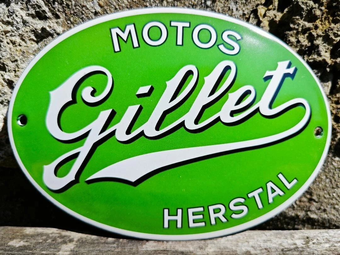 Plaque moto Terrot émaillée - Nos artisans/Plaques émaillées - le