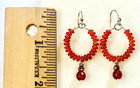 QVC Sterling Silver Jodie M. Forever in Orange Jeans Earrings — photo 3