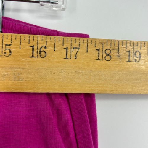 Old Navy Damen XL Ring Neckholder Krawatte Midi Kleid Fuchsia rosa Baumwolle Elasthan Strick - Bild 8 von 9