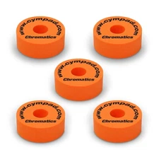 Cympad Chromatics Orange 40/15mm Cymbal Pad  Set of 5
