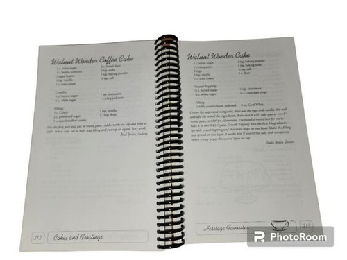 Heritage Favorites Cookbook Second Printing 2011 (Spiral-Bound Paperback) - Imagen 12 de 17