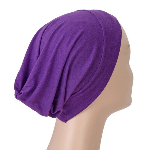 Underscarf Women Hijab Caps Islamic Hair Loss Hats Head Cover Muslim Beanie Arab - Picture 14 of 39