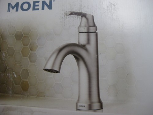 Grifo de baño Moen Wellton 84980SRN, acabado níquel cepillado - Imagen 8 de 12