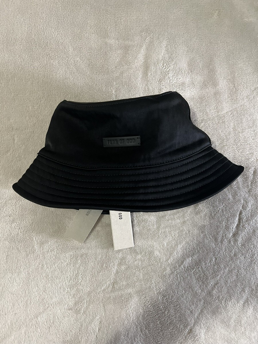 ハット FEAR OF GOD Logo patch bucket hat Fear of God Logo Nylon Bucket Hat | eBay