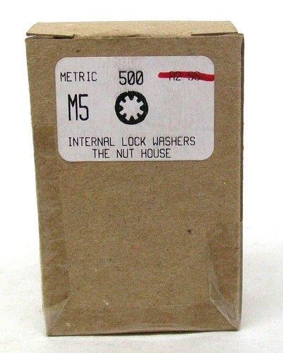 BOX OF 500 NEW M5 INTERNAL TOOTH LOCK WASHER A2 STAINLESS STEEL FREE SHIP NH - Picture 6 of 6