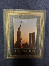 One Nation: America Remembers September 11, 2001 Hardcover Leather Life Magazine