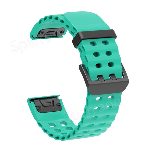 Silikon Armband Quickfit 22/26mm Für Garmin Fenix 8 7X 7 6 6X Pro 5 5X Plus Epix - Picture 135 of 214