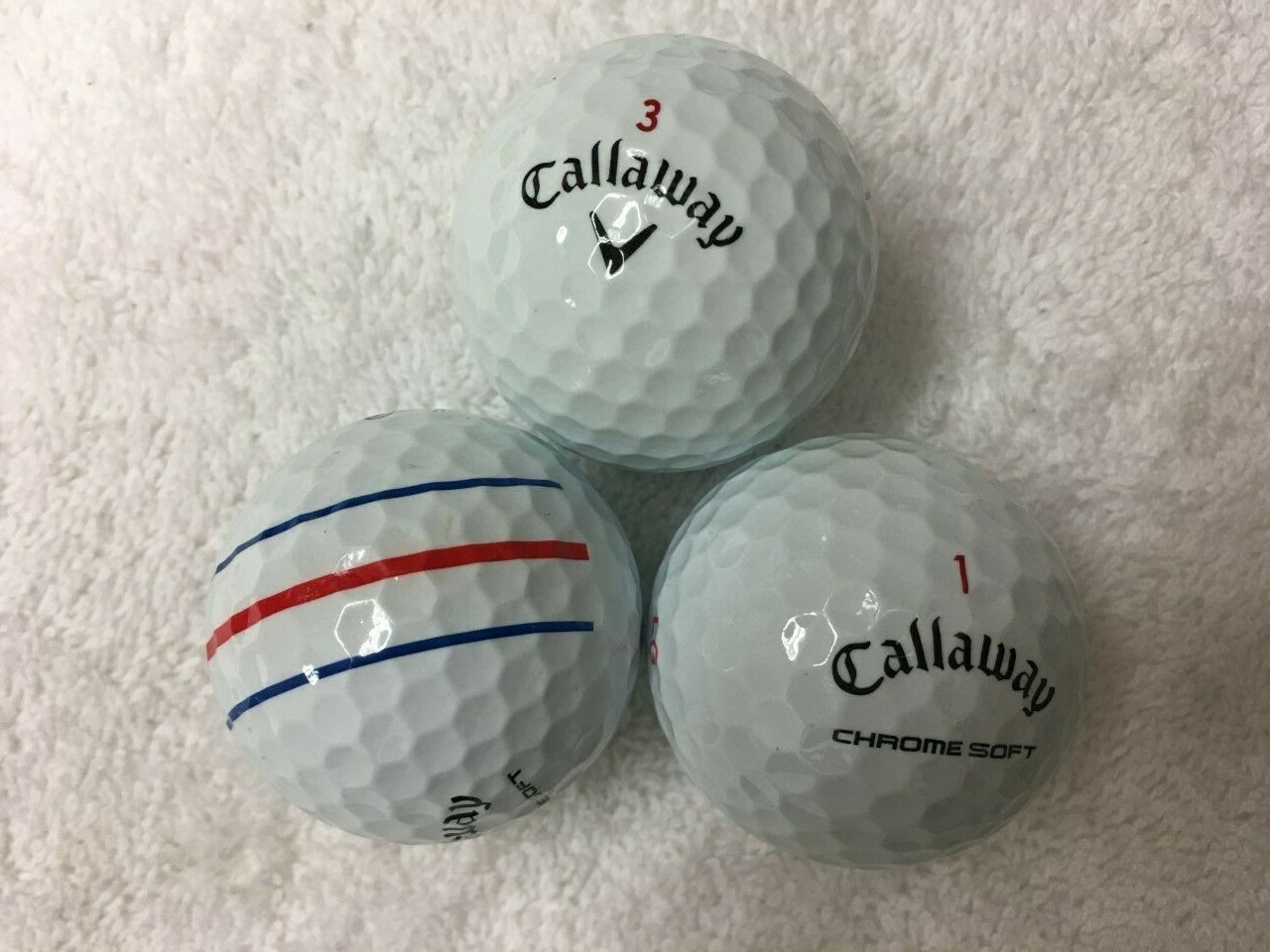 24 Callaway Chrome Sof/Tour (no X/LS)All Triple Track model 5A(AAAAA) Golf Balls