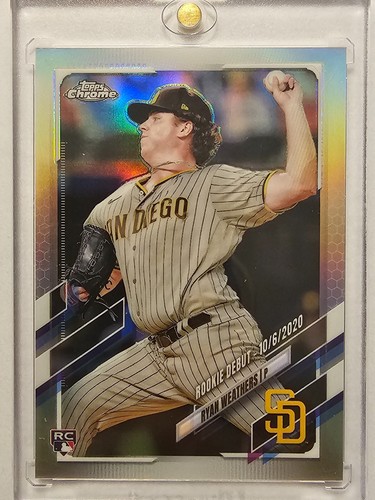 Pack to Plastic 2021 Topps Chrome Update Refractor Ryan Weathers RC 5 Card Set - Picture 6 of 11