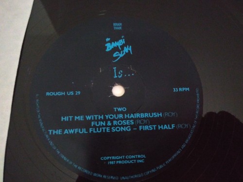The Bambi Slam – Is... VG++ Original Translucent Mini Album 12"Record 1987 INDIE - Imagen 4 de 4