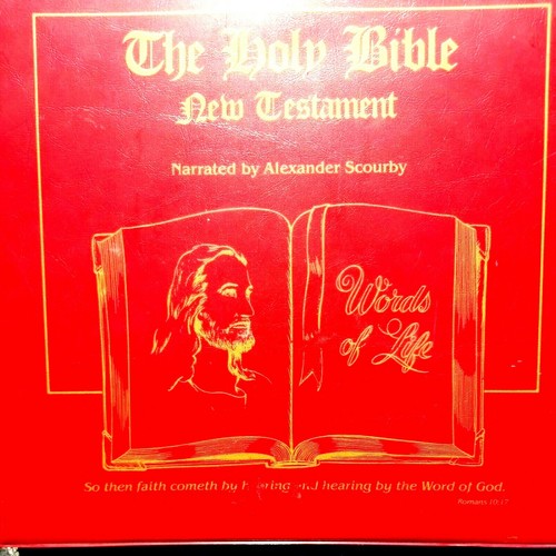 ✅12 Cassette tapes KJV The Holy Bible New Testament Read by Alexander Scourby - Picture 2 of 11