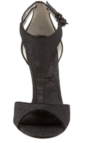 Nina Size 9.5 M UNILLA Black Baby Glitter Heeled Sandals New Women's Shoes - Bild 6 von 12