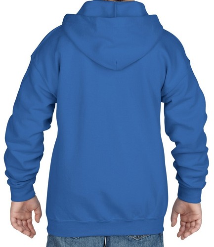 Bundle x 2 New kids Gildan Heavy blend Zip Hoodie. Royal Blue 9-11 years. C0548. - Picture 2 of 2