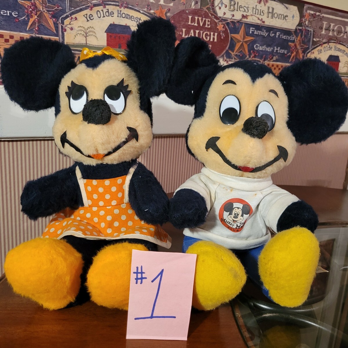Vintage California Toy Co Walt Disney Mickey and Minnie Est Vintage California Toy Co Walt Disney Mickey and Minnie Est