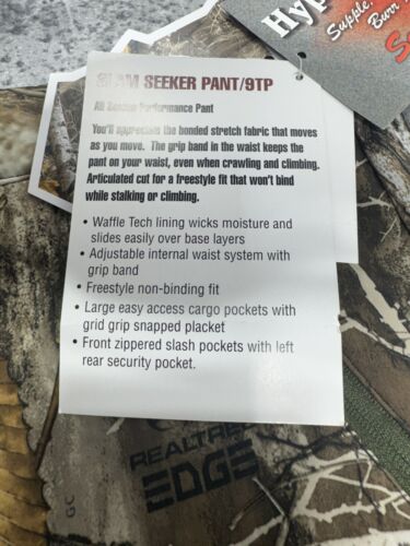 REALTREE GAMEHIDE SLAM SEEKER PANT/9TP 3X-LARGE HUNTING - Picture 8 of 10
