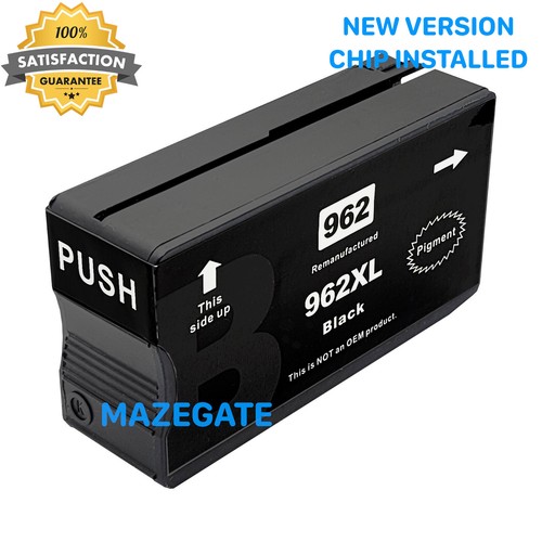 Cartucho de tinta negro 962 XL para HP OfficeJet 9010 9015 9016 9018 9020 9025 9028 - Imagen 1 de 2