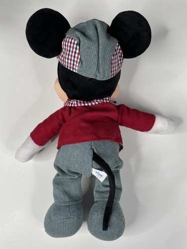 Mickey Mouse Wearing Monogram Shirt  & Jeans 14” Plush - Picture 7 of 9