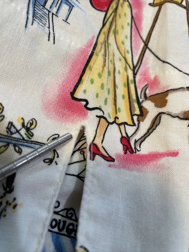 Vintage Paris Hosen Set Neuheit Print Andrew Mc Mulan Gr. S bunt Reise Lounge - Bild 24 von 24