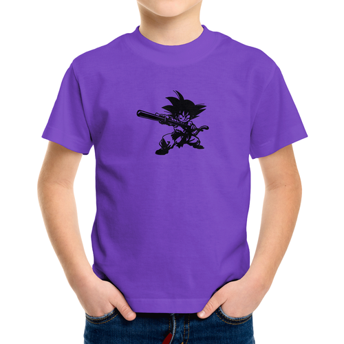 Toddler Tee Youth T-Shirt Boy Gift Print Gift Shirt Anime Young Son Little Goku - Picture 15 of 23