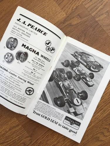 Vintage 1969 Collectable International Racing Car Show Book Magazine - Picture 2 of 6