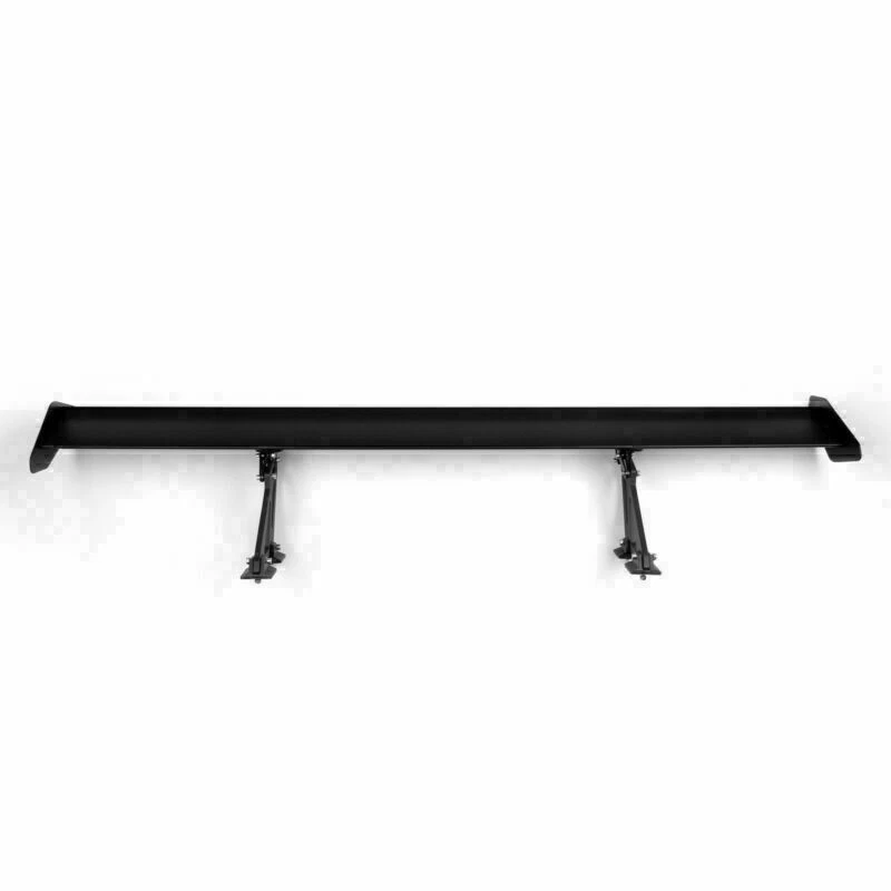Universal Sedan Aluminum GT Rear Trunk Wing Racing Spoiler Black New - Imagem 2 de 4